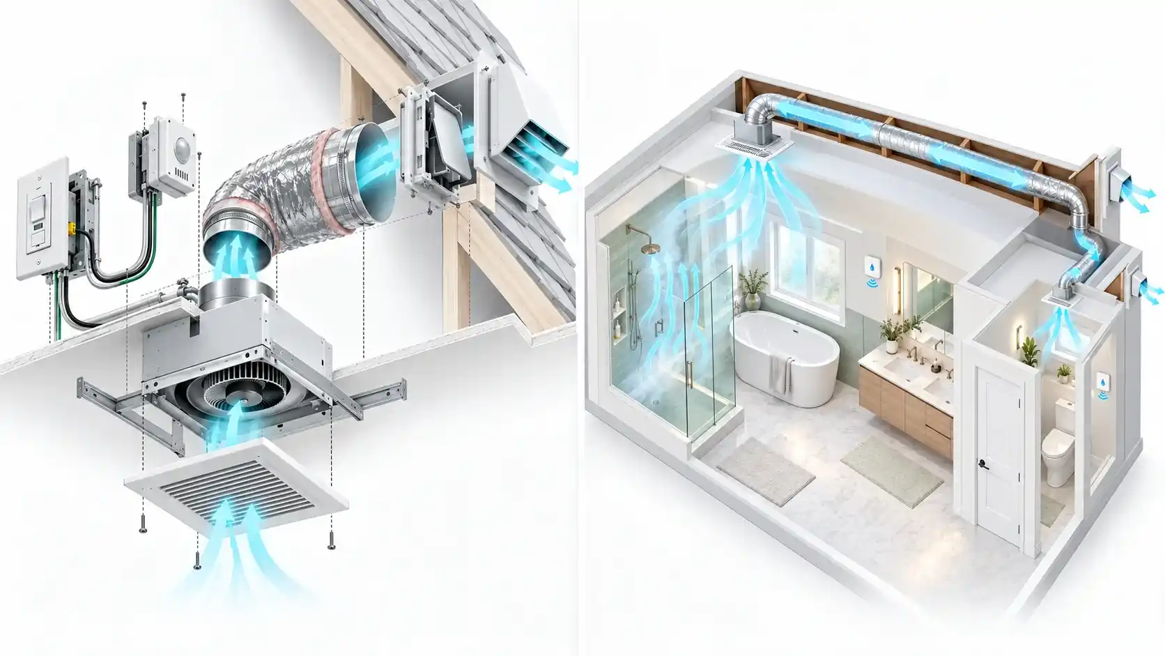 What Size Exhaust Fan Do I Need for My Bathroom? (CFM, L/s and Real-World Adjustments)